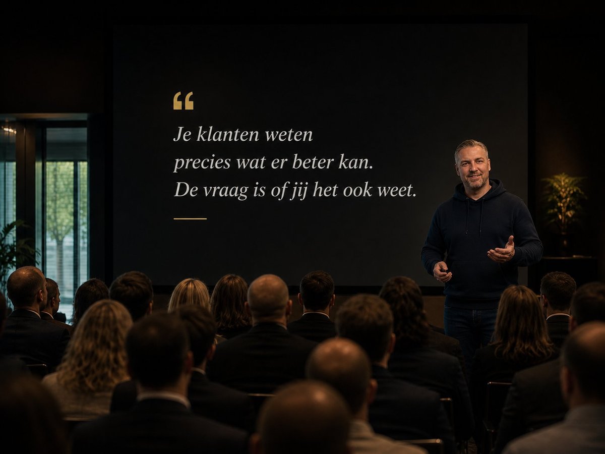 Arnoud Kuipers spreekt